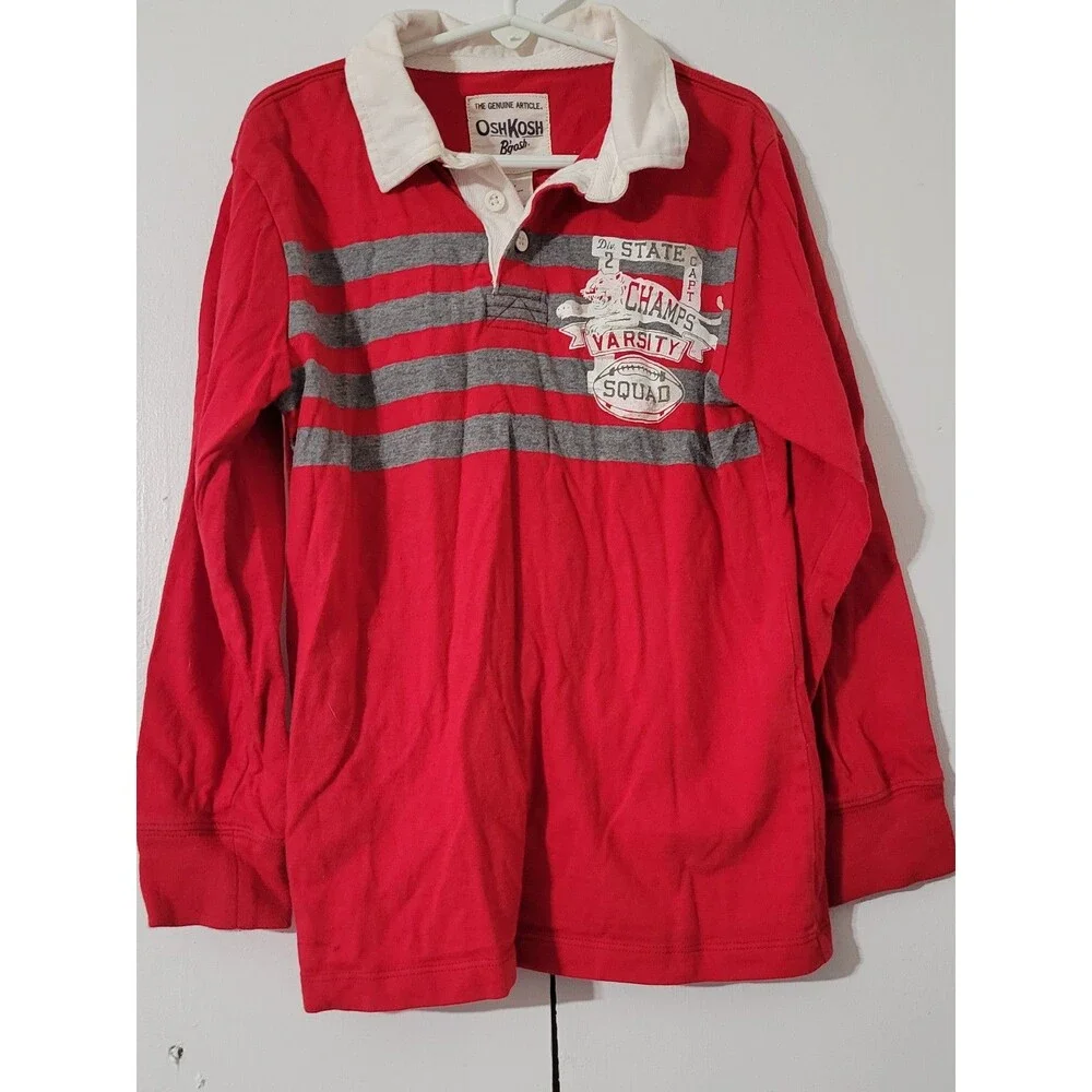 OshKosh B'gosh long sleeve polo size 7